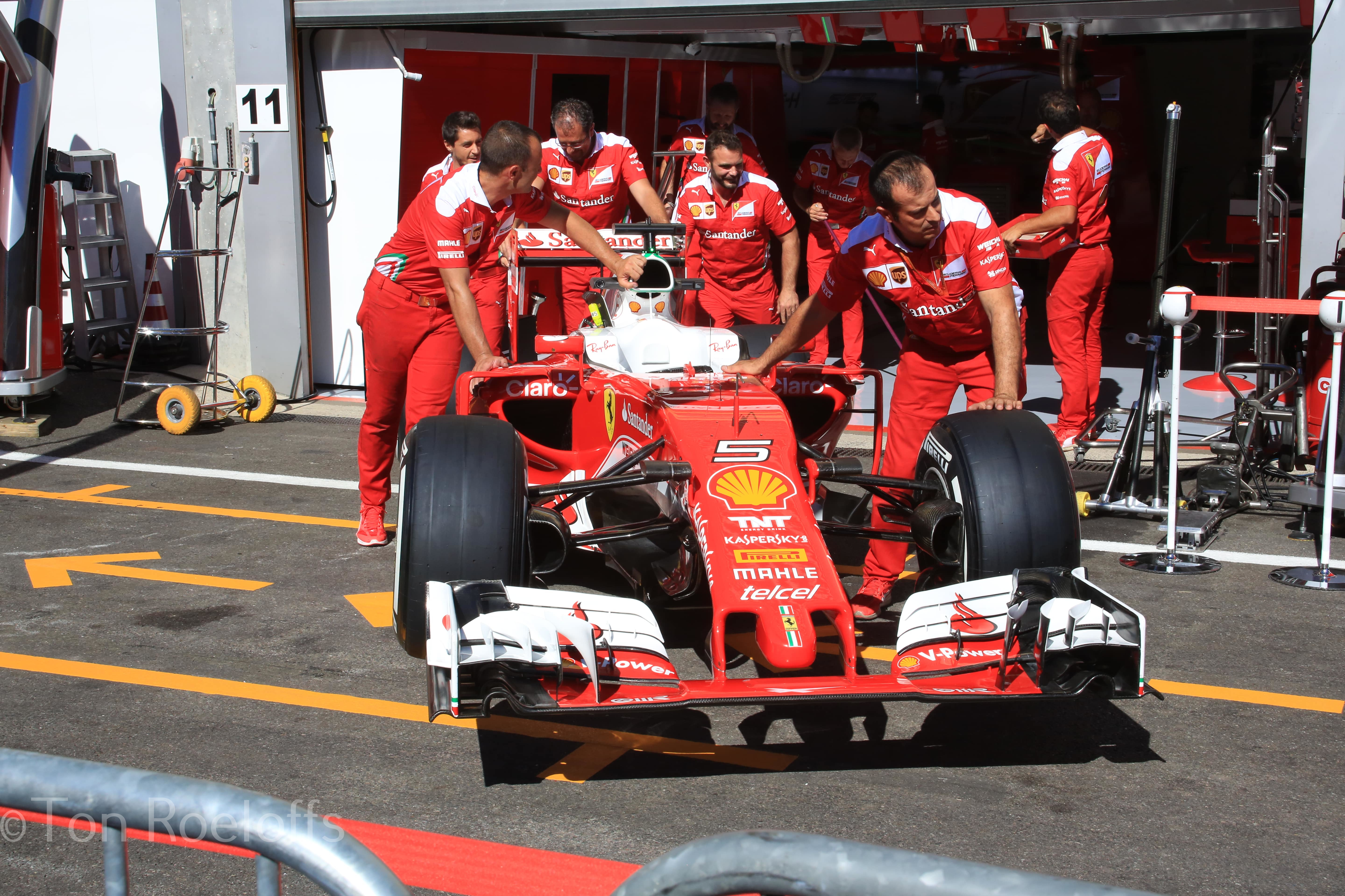 Vettel rechte stuk